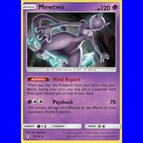 UNB 075 - Mewtwo - Cosmos Holo