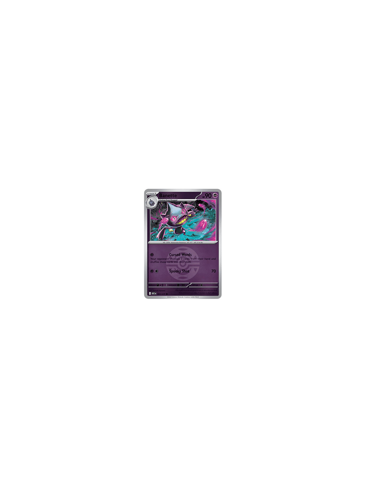 ASC 091 - Banette - PokeBall