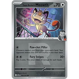 ASC 161 - Team Rocket's Meowth - PokeBall