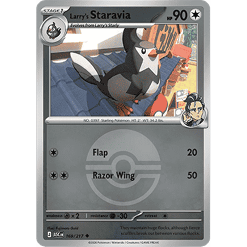 ASC 169 - Larry's Staravia - PokeBall
