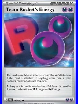 DRI 182 - Team Rocket's Energy - Reverse Holo