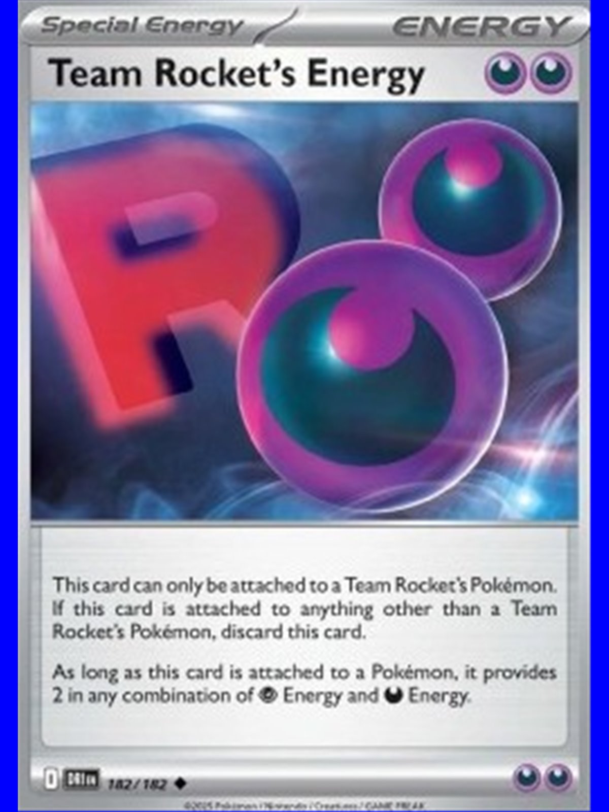 DRI 182 - Team Rocket's Energy - Reverse Holo