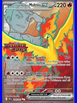 DRI 208 - Team Rocket's Moltres ex - Stamped