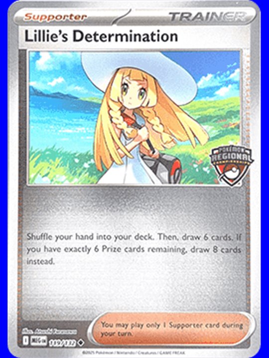 MEG 119 - Lillie's Determination - Regional Stamp