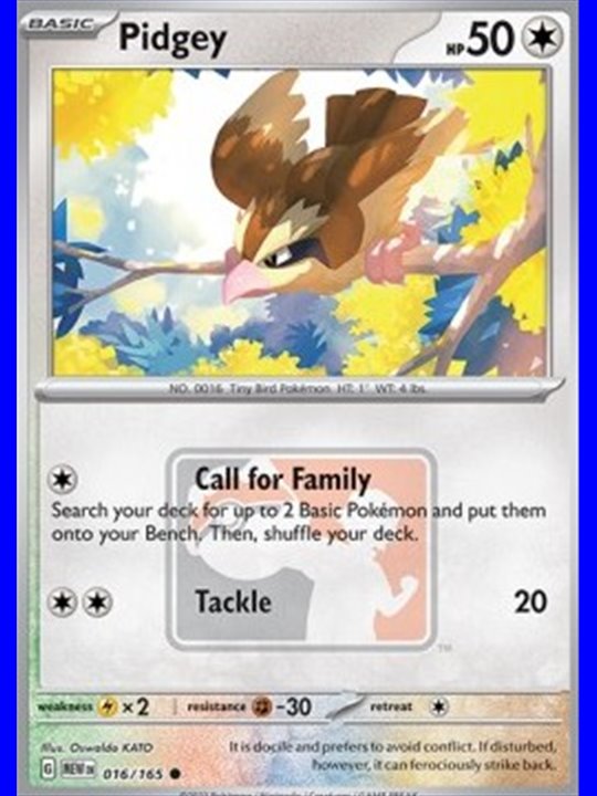 MEW 016 - Pidgey - Promo