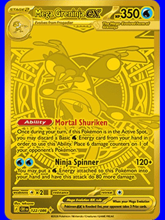 CRI 122 - Mega Greninja ex