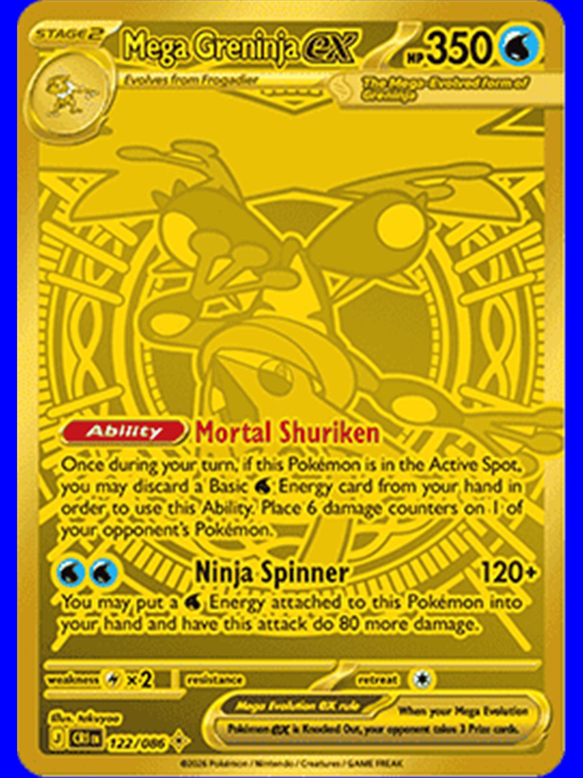 CRI 122 - Mega Greninja ex