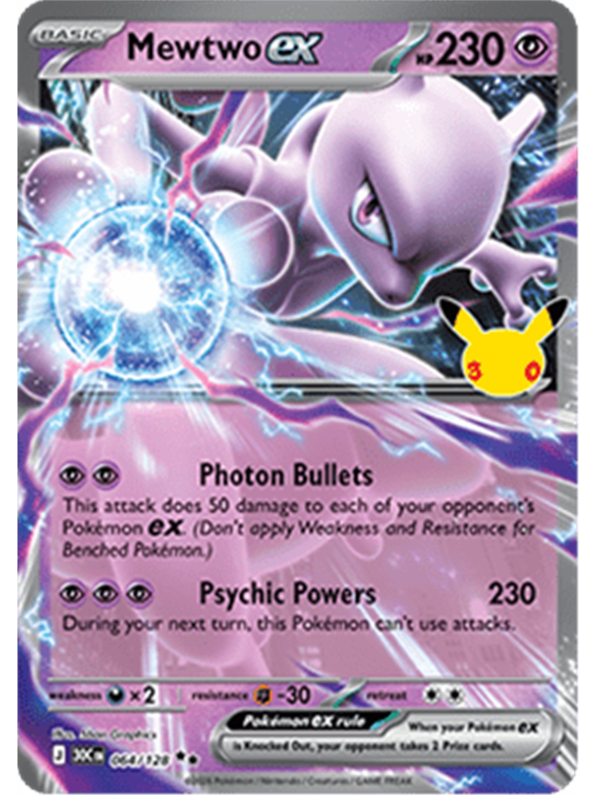 30C 064 - Mewtwo ex