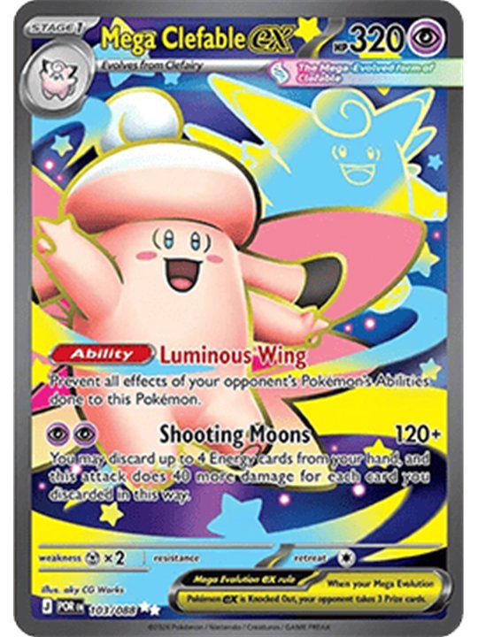 POR 103 - Mega Clefable ex