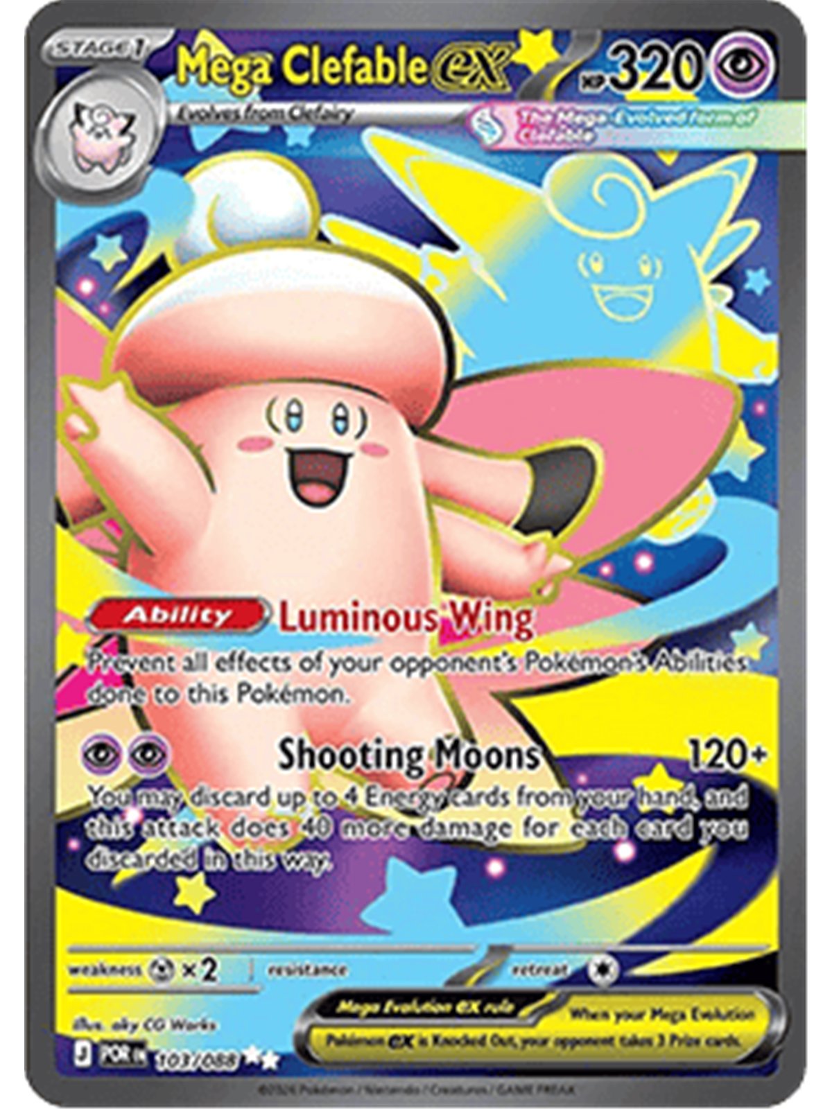 POR 103 - Mega Clefable ex