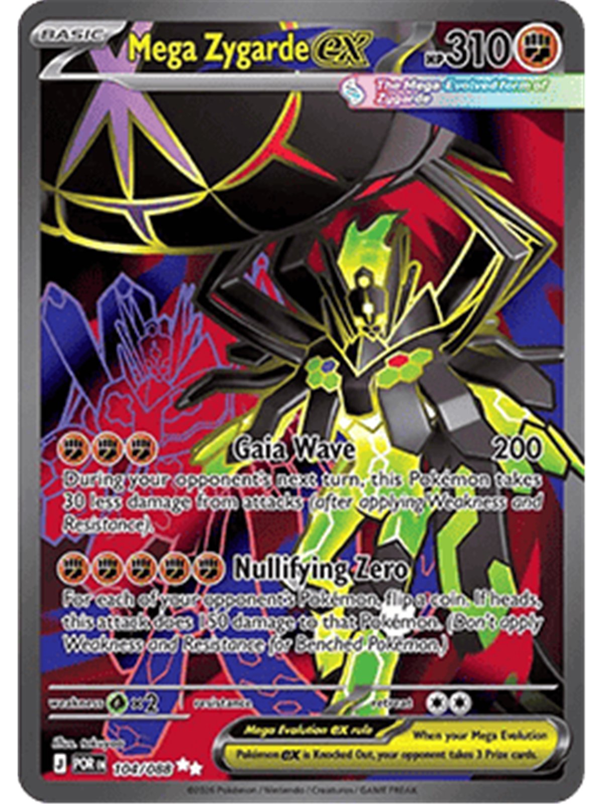 POR 104 - Mega Zygarde ex