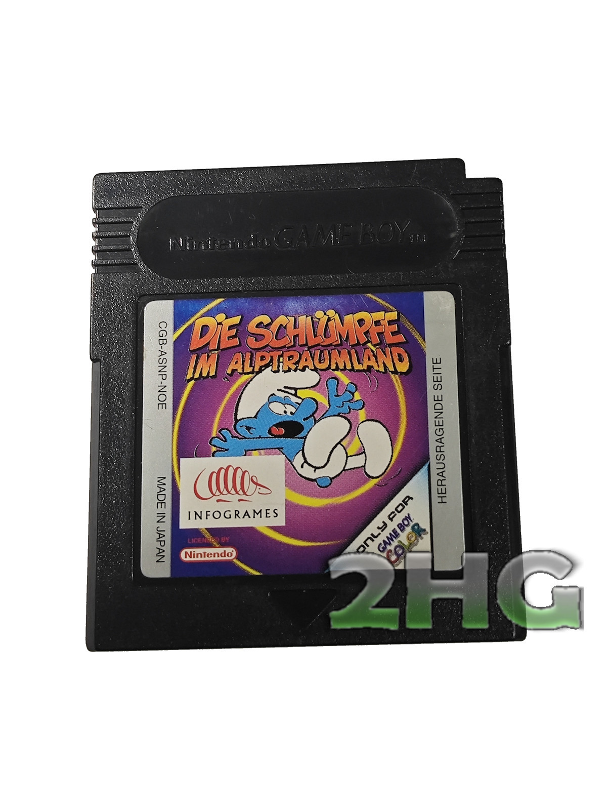 Die Schlümpfe im Alptraumland (losse cassette) Game Boy Color Losse Spellen CGB-ASNP-NOE €4,99 Game Boy Color Losse Spellen