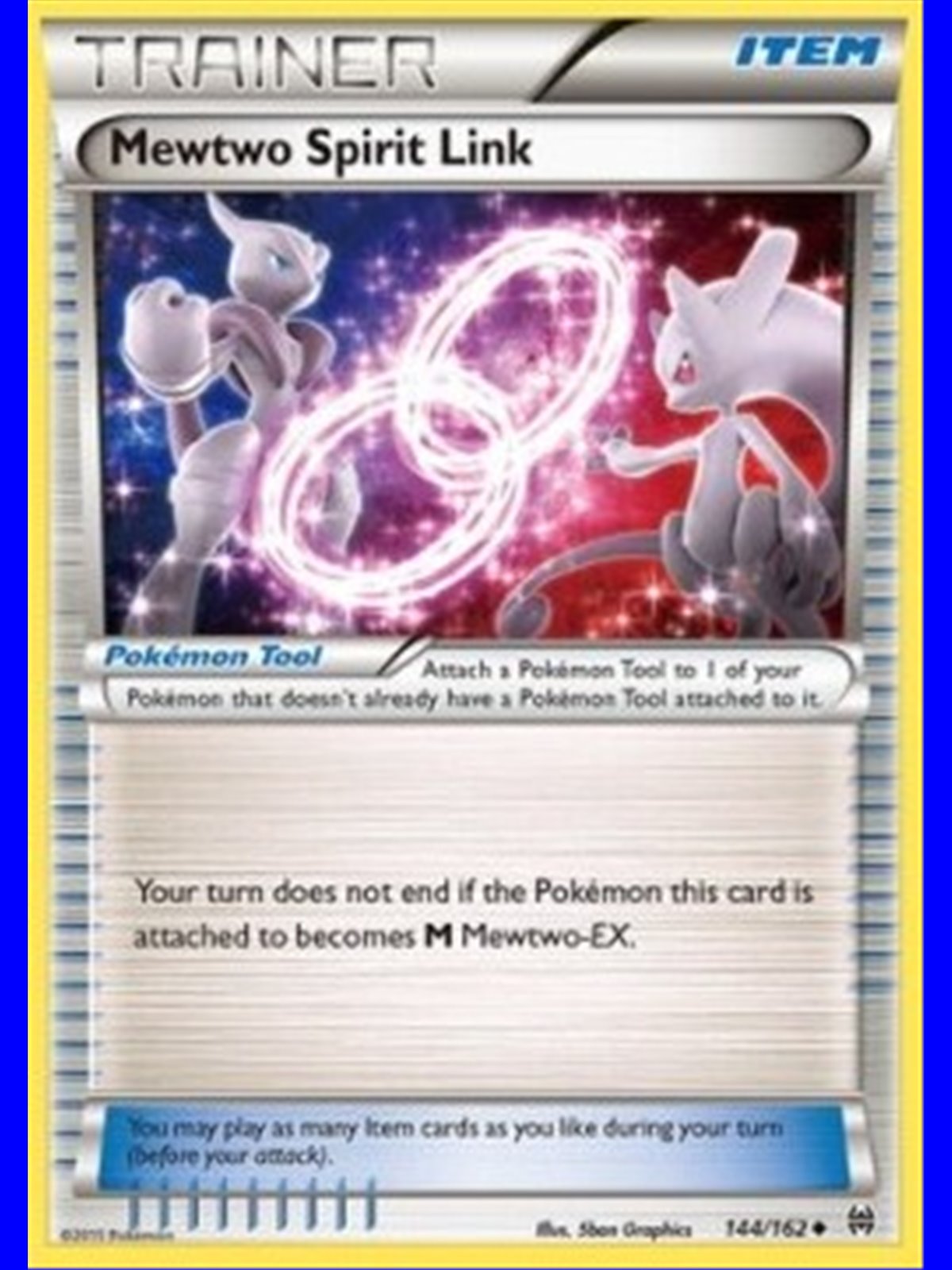 BKT 144 - Mewtwo Spirit Link - Reverse Holo