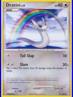LA 091 - Dratini Lv.8 Reverse Holo
