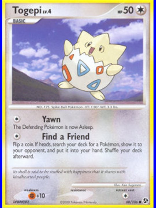GE 088 - Togepi Lv.4 - Reverse Holo