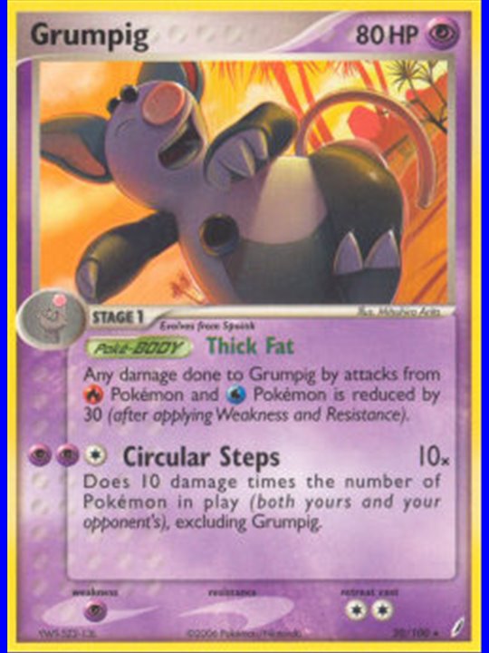 CG 020 - Grumpig - Reverse Holo