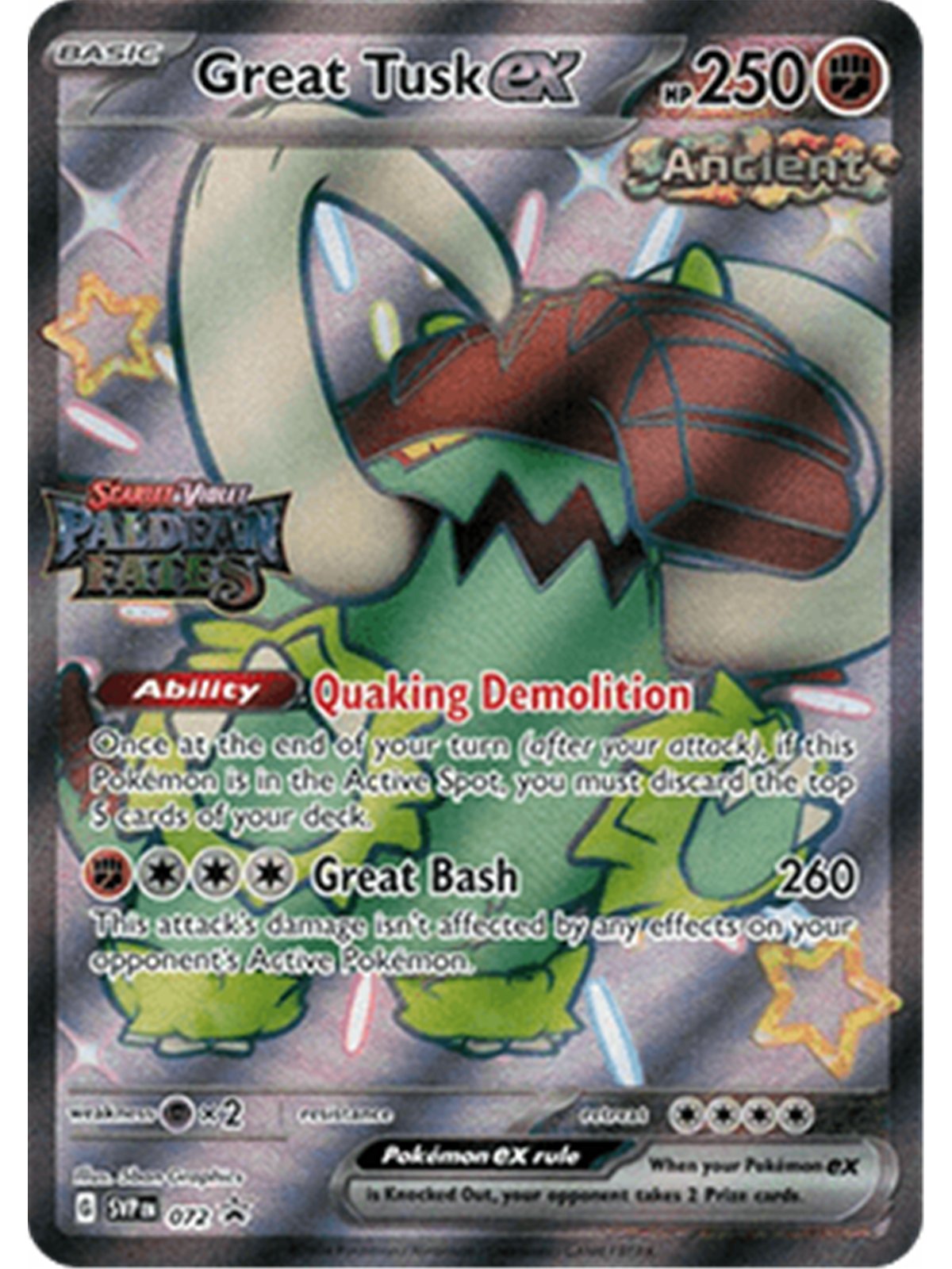 SVP 072 - Great Tusk ex - Sealed