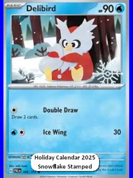 PAL 046 - Delibird - Snow Stamp - Sealed