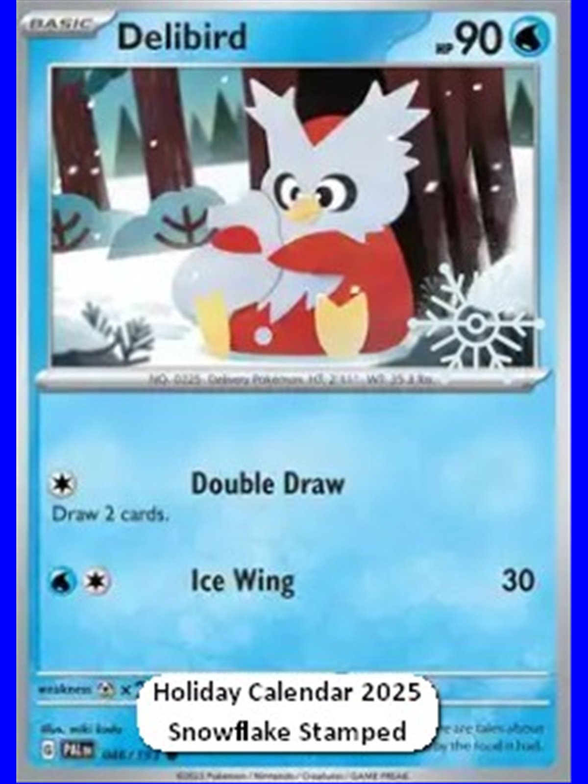PAL 046 - Delibird - Snow Stamp - Sealed