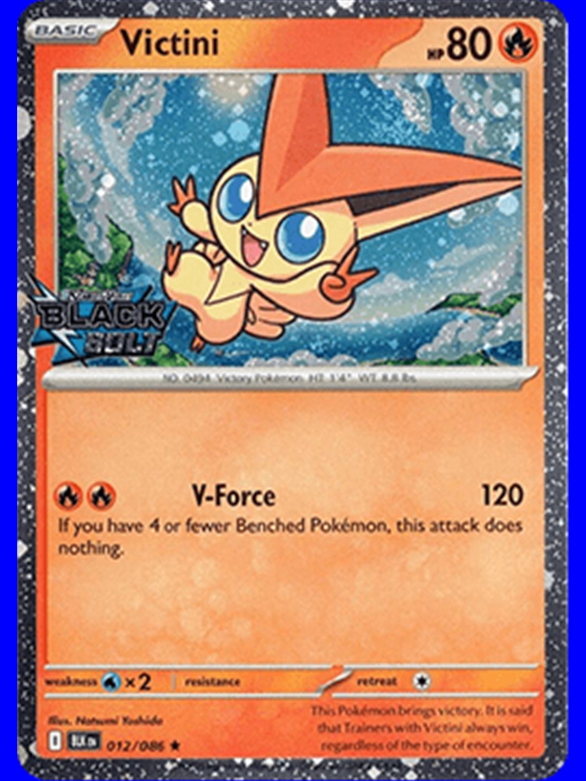 BLK 012 - Victini - Stamped