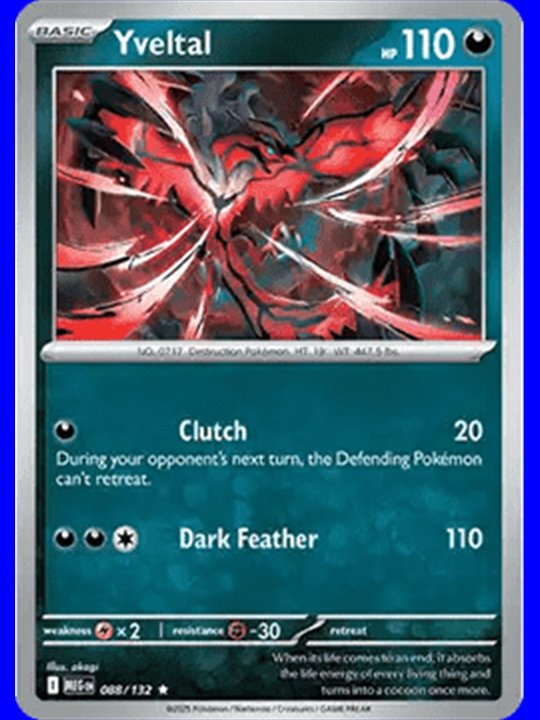 MEG 088 - Yveltal - Reverse Holo