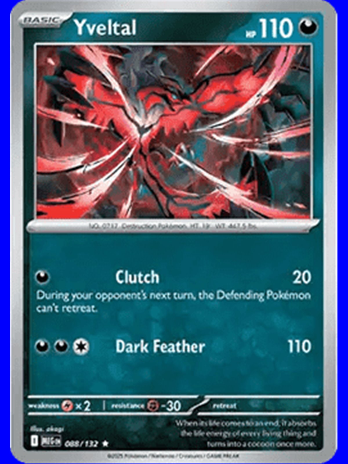 MEG 088 - Yveltal - Reverse Holo