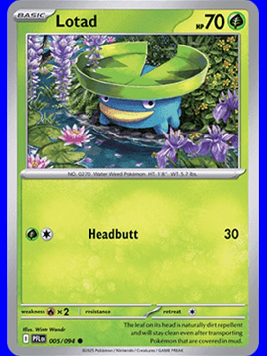PFL 005 - Lotad - Reverse Holo