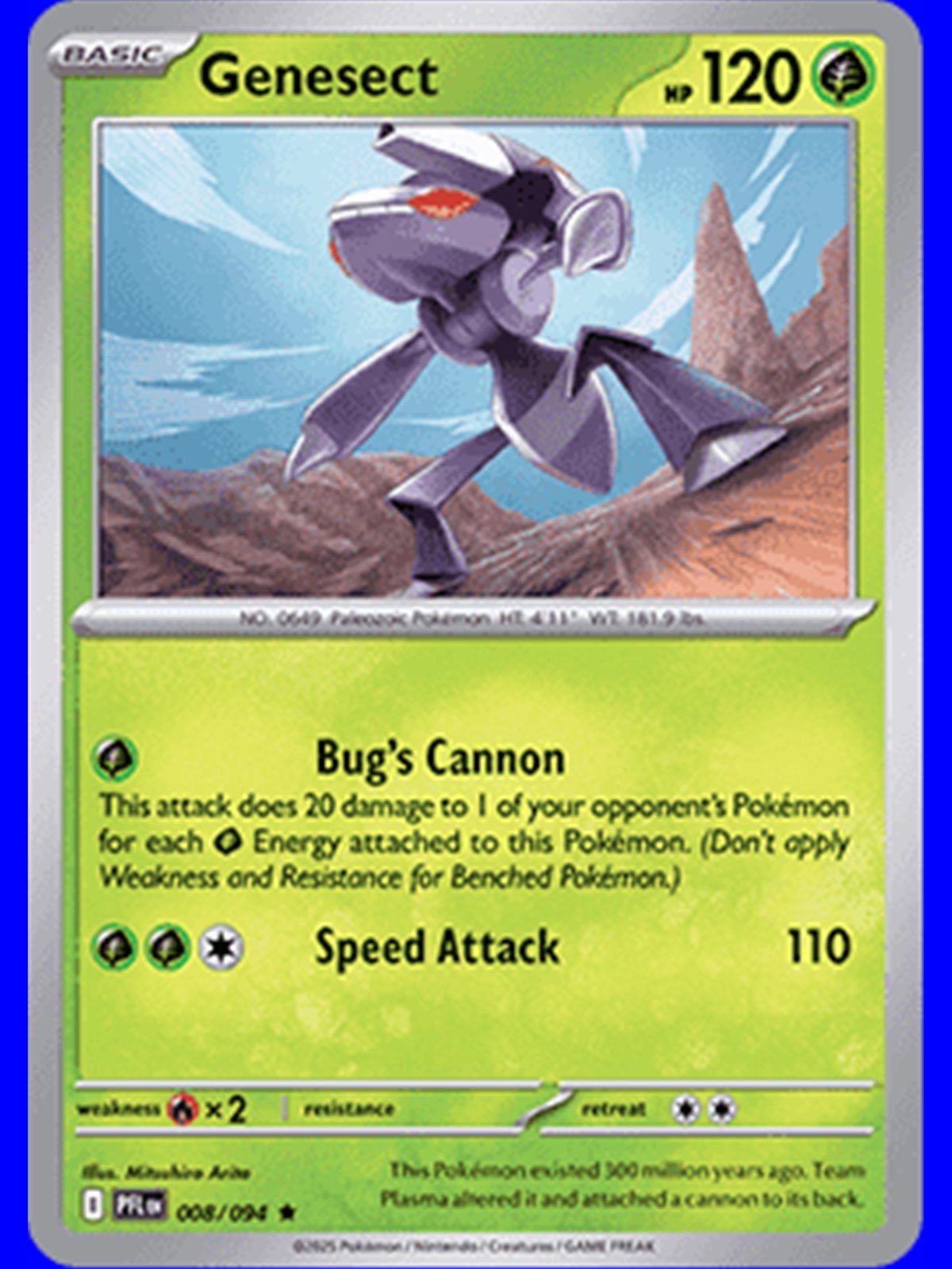 PFL 008 - Genesect - Holo