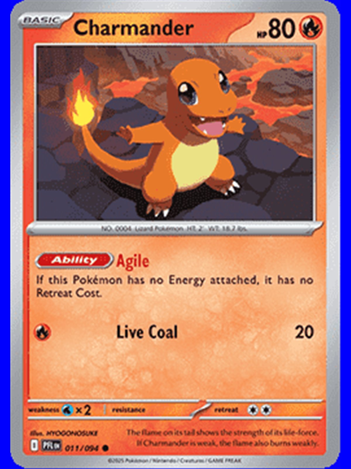 PFL 011 - Charmander - Reverse Holo