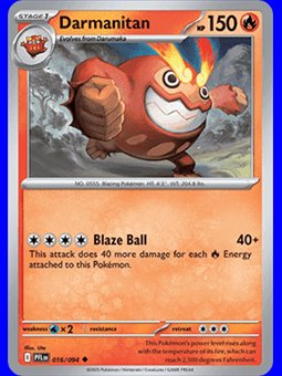 PFL 016 - Darmanitan - Reverse Holo