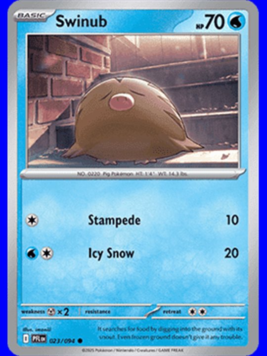 PFL 023 - Swinub - Reverse Holo