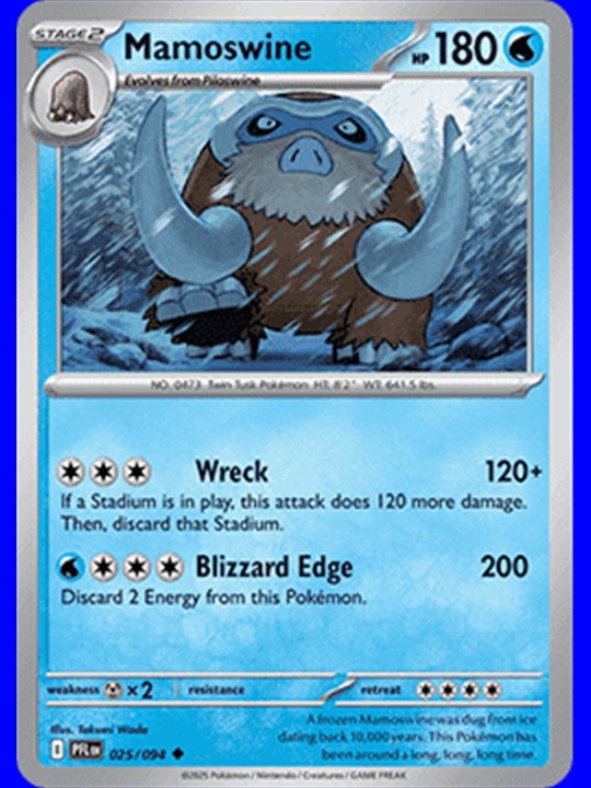 PFL 025 - Mamoswine - Reverse Holo