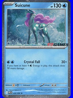 PFL 026 - Suicune - Holo - EBGames - Sealed