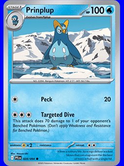 PFL 028 - Prinplup - Reverse Holo