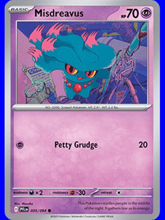 PFL 035 - Misdreavus - Reverse Holo
