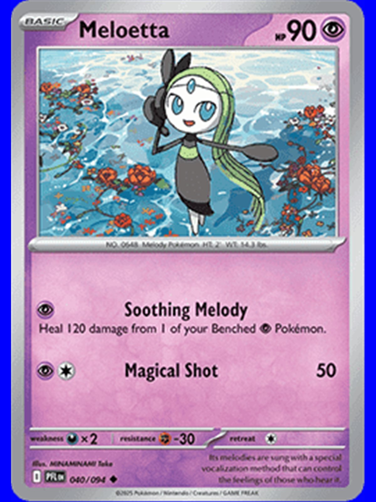 PFL 040 - Meloetta - Reverse Holo