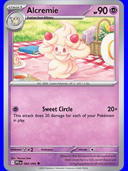 PFL 044 - Alcremie - Reverse Holo