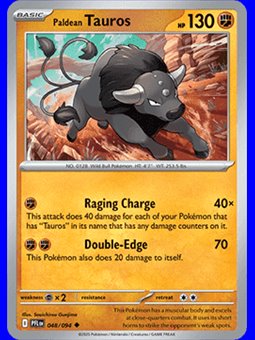 PFL 048 - Paldean Tauros - Reverse Holo