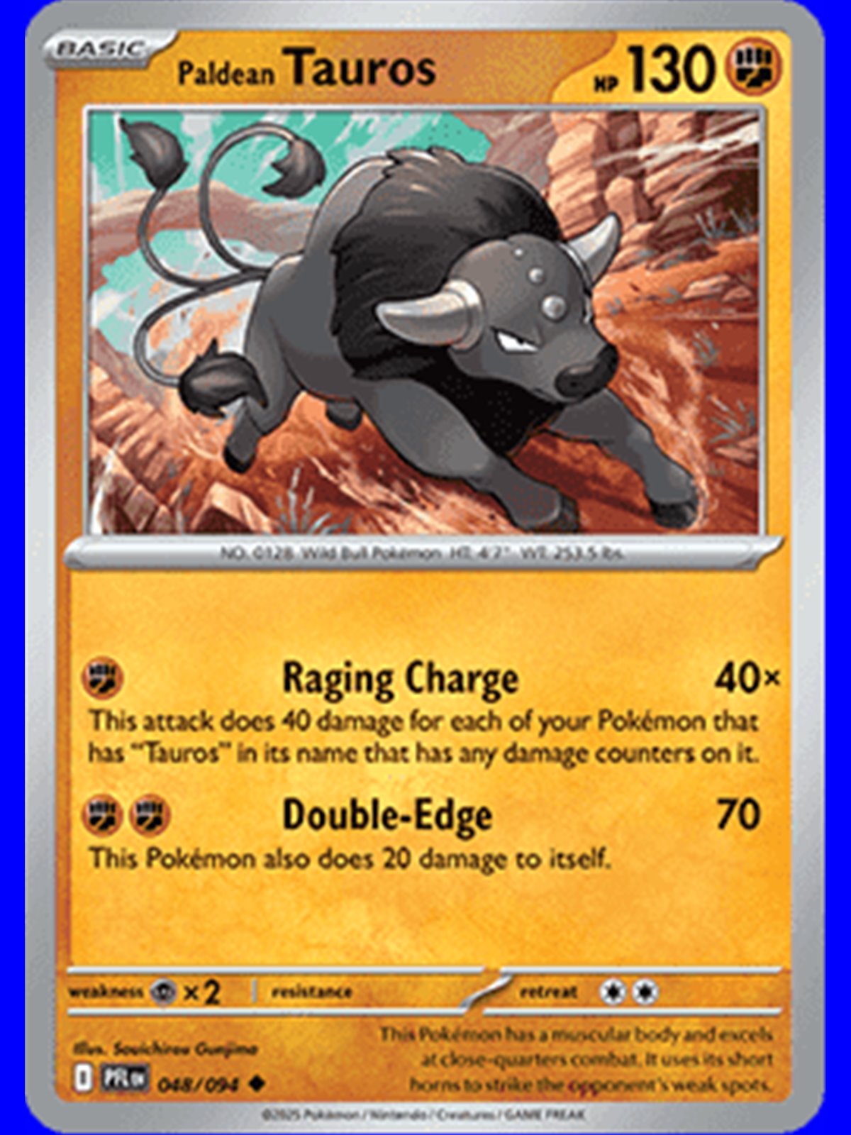PFL 048 - Paldean Tauros - Reverse Holo