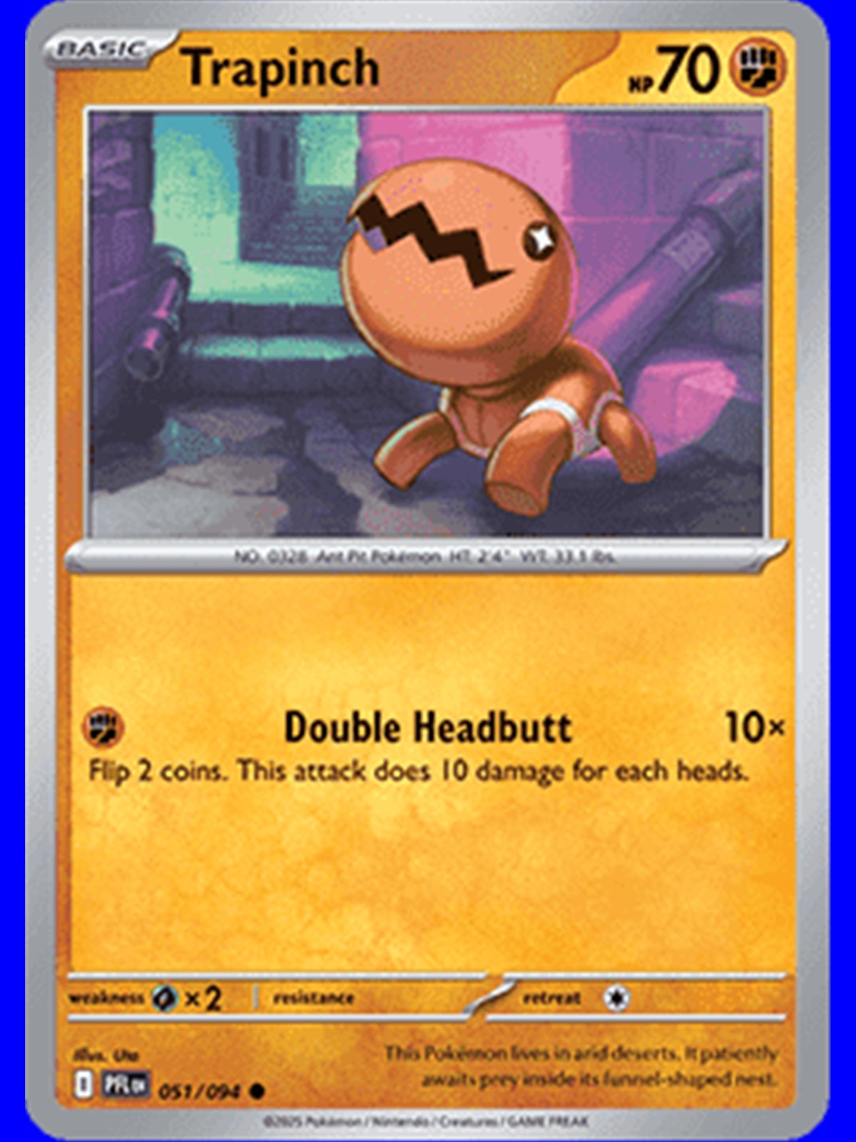 PFL 051 - Trapinch - Reverse Holo