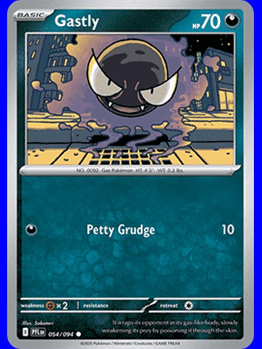 PFL 054 - Gastly - Reverse Holo