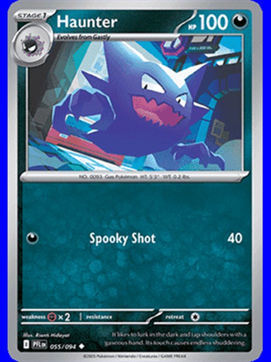 PFL 055 - Haunter - Reverse Holo
