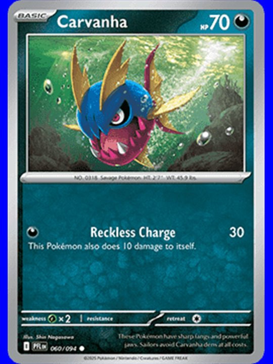 PFL 060 - Carvanha - Reverse Holo