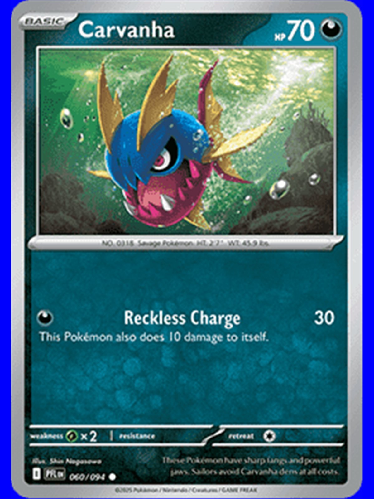 PFL 060 - Carvanha - Reverse Holo
