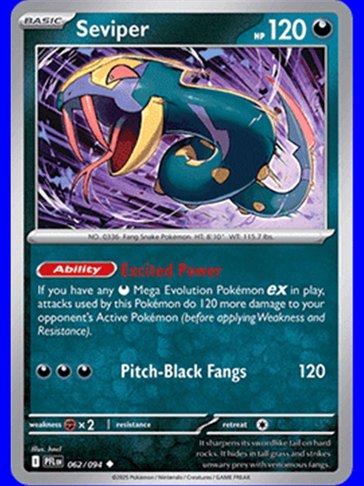 PFL 062 - Seviper - Reverse Holo