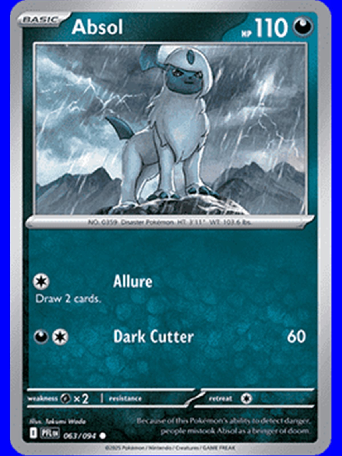 PFL 063 - Absol - Reverse Holo
