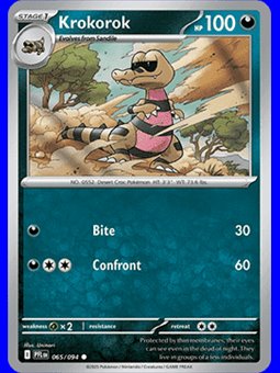 PFL 065 - Krokorok - Reverse Holo