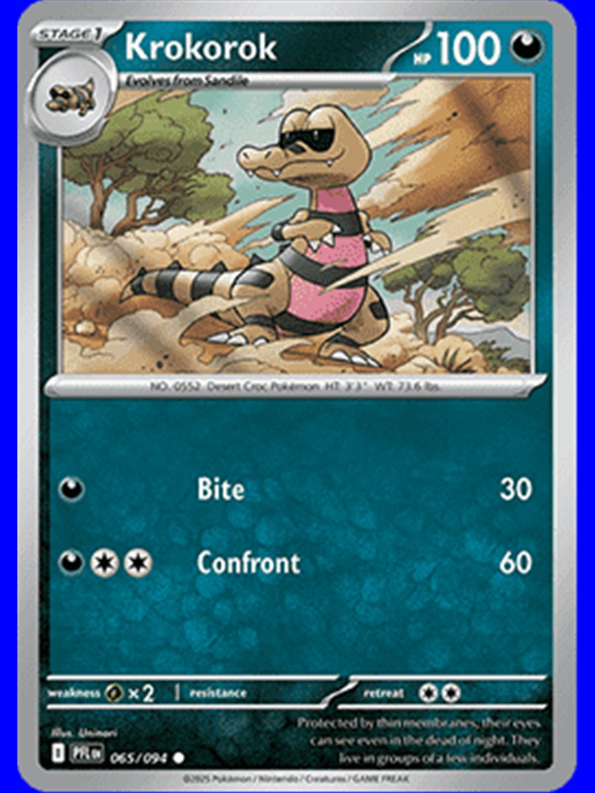 PFL 065 - Krokorok - Reverse Holo