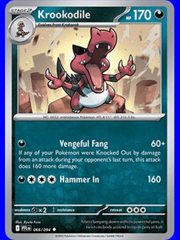 PFL 066 - Krookodile - Reverse Holo