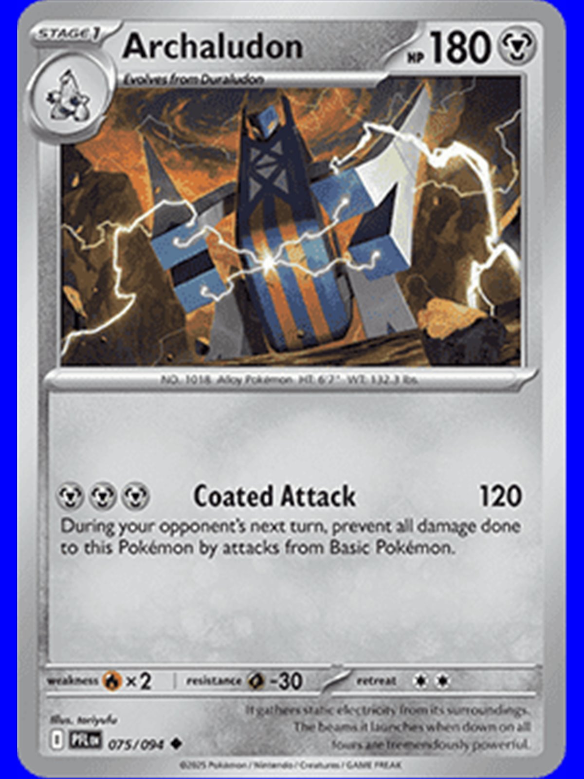 PFL 075 - Archaludon - Reverse Holo